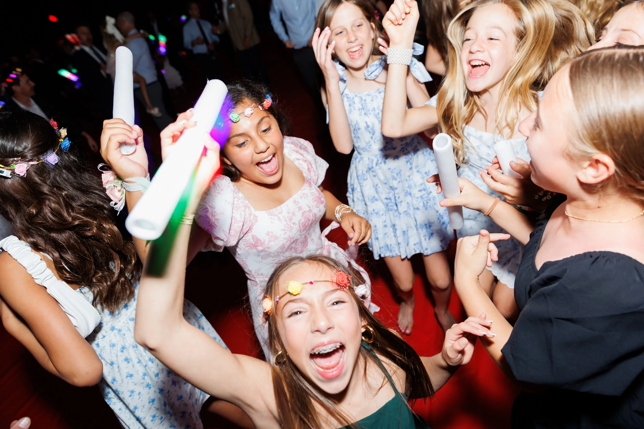 Students enjoying a high-energy school dance in Detroit with Memory Productions Co entertainment